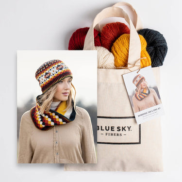 Blue Sky Fibers Kits - Bainbridge Hat and Cowl - Zoom Image