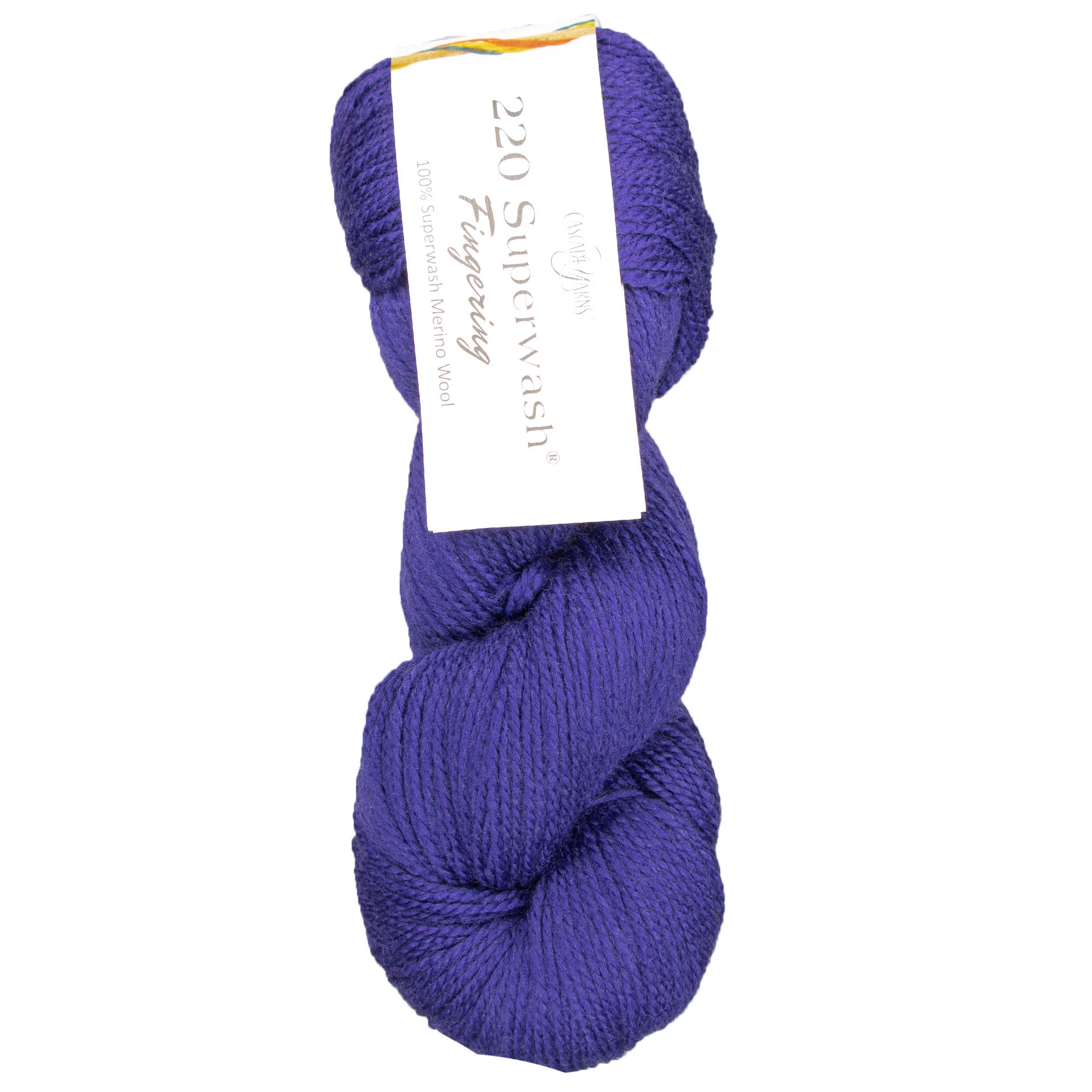 Cascade Yarns 220 Superwash Fingering Yarn - 20 Deep Wisteria - Zoom Image