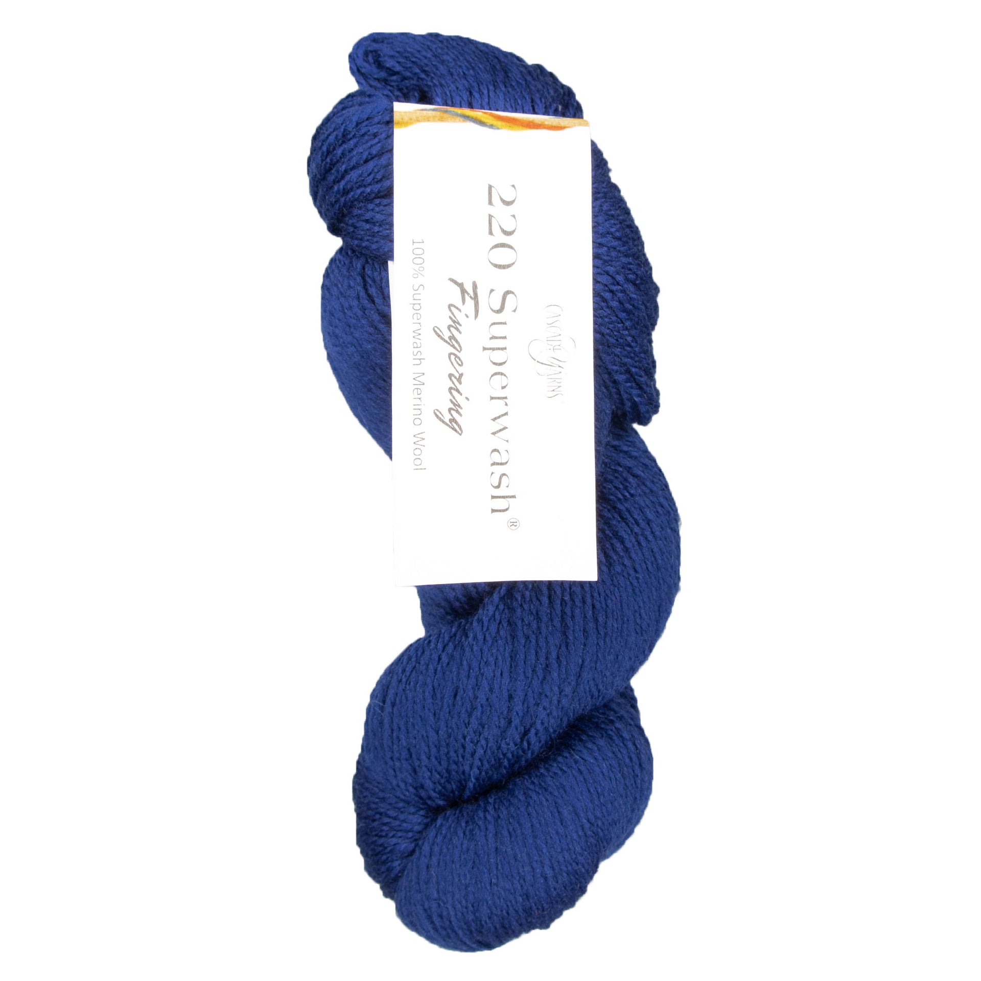 Cascade Yarns 220 Superwash Fingering Yarn - 33 Navy - Zoom Image
