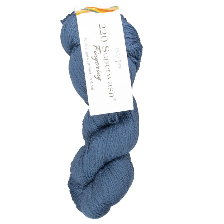 Cascade Yarns 220 Superwash Fingering Yarn - 52 Blue Indigo - Zoom Image
