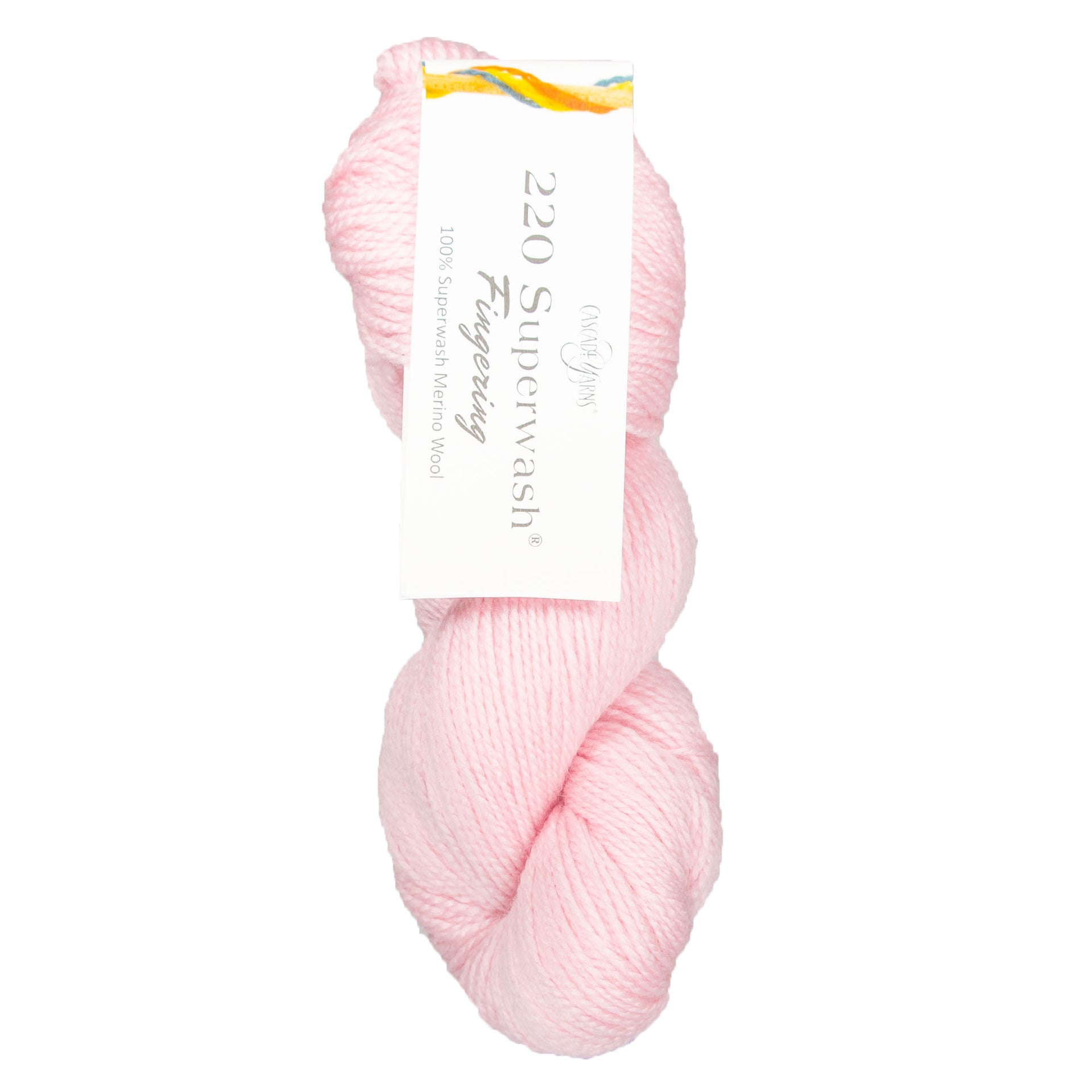 Cascade Yarns 220 Superwash Fingering Yarn - 63 Pale Lilac - Zoom Image

