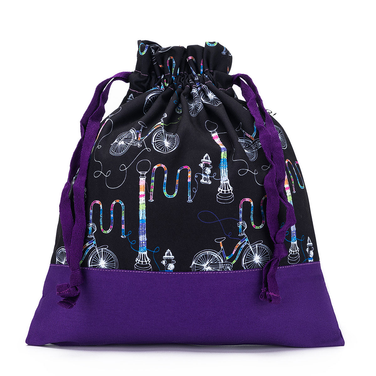 della Q Small Eden Project Bag - 115-1 - Fabric Print Collection - Yarn Bombing - Extra Image

