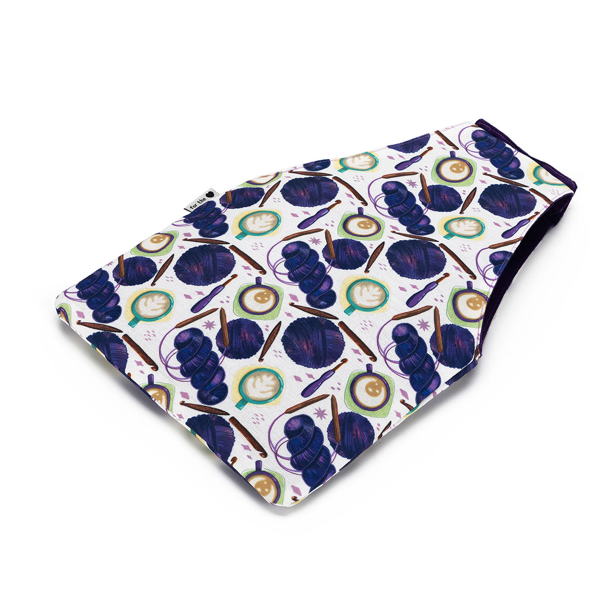 della Q Nora Wrist Bag - 1300-1 - Fabric Print Collection - Yarn Bombing - Extra Image