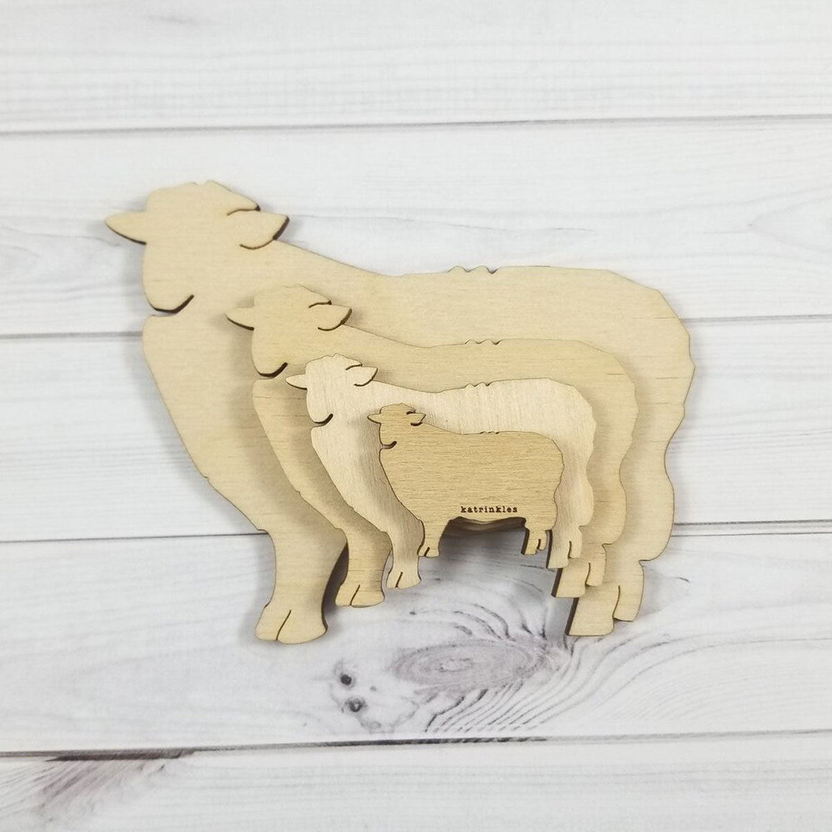 Katrinkles Sheep Bobbins - Small - Extra Image