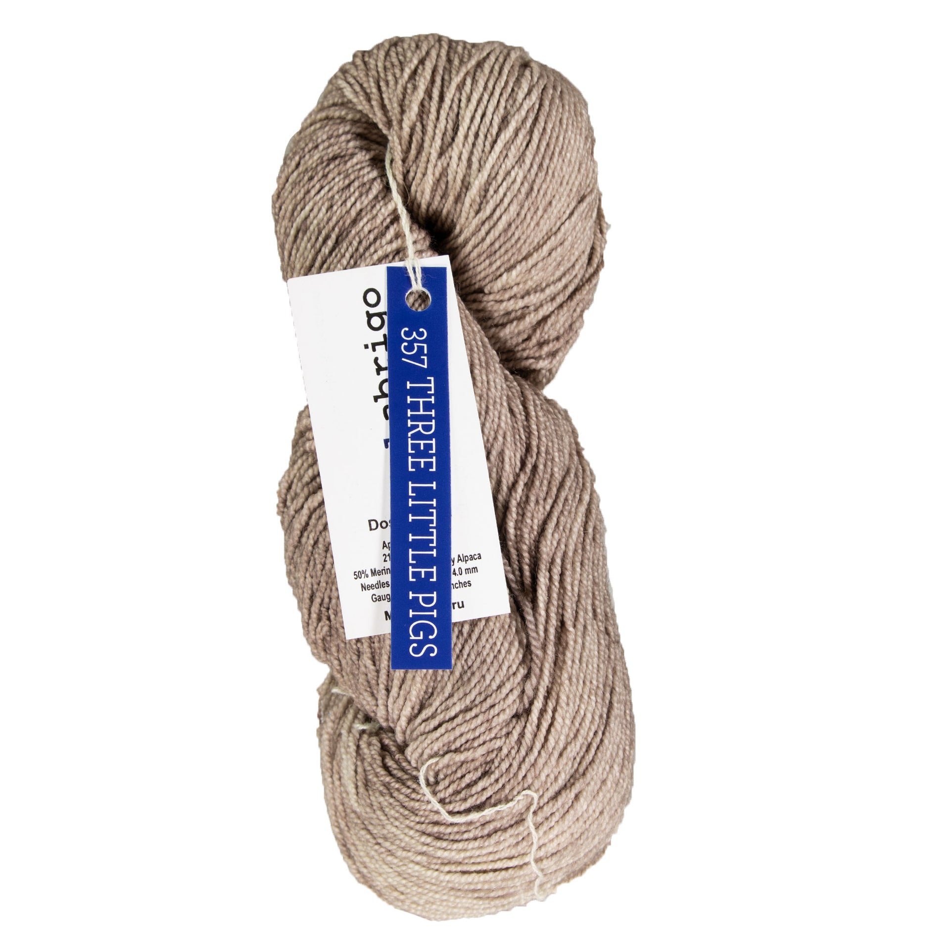 Malabrigo Dos Tierras Yarn - 357 Three Little Pigs - Zoom Image
