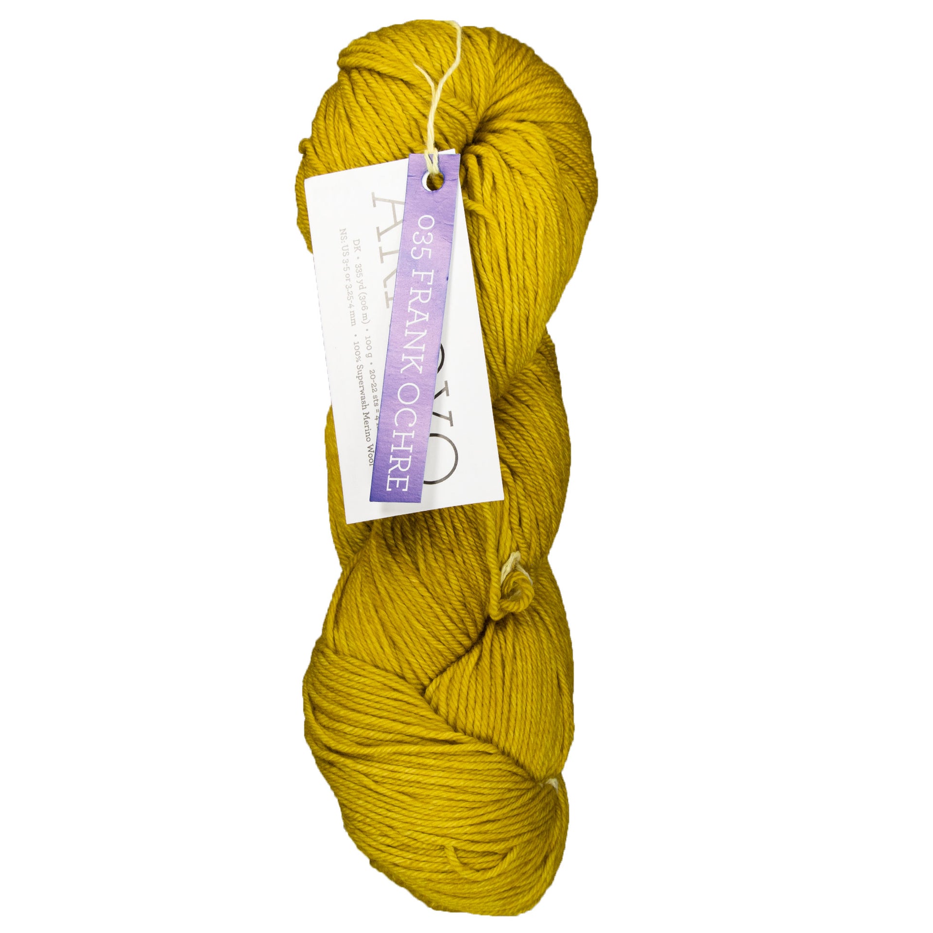 Malabrigo Arroyo Yarn - 035 Frank Ochre - Zoom Image
