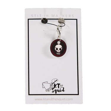 KT and the Squid Stitch Markers - Skull - Zoom Image