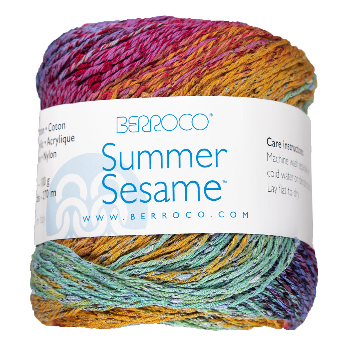 Berroco Summer Sesame Yarn - 5252 Kaleidoscope - Extra Image