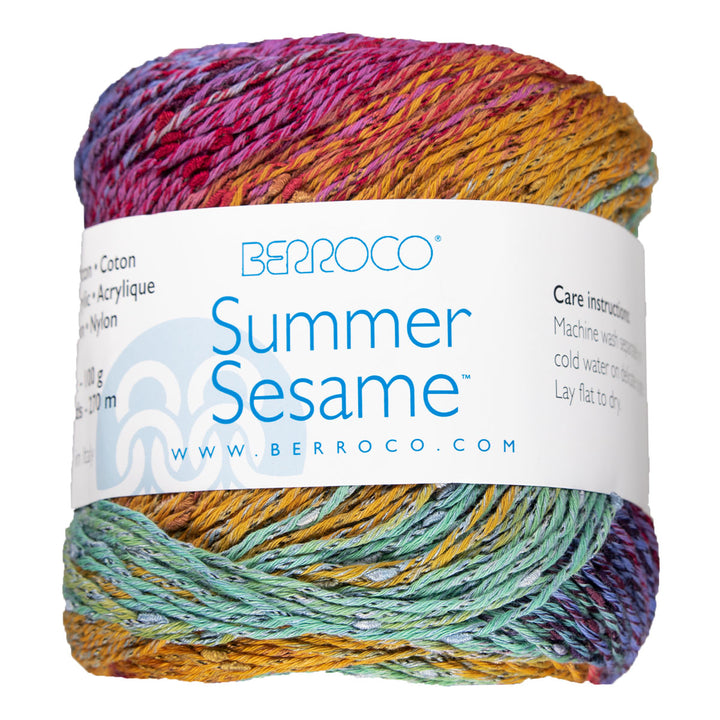 Berroco Summer Sesame Yarn - 5252 Kaleidoscope - Extra Image