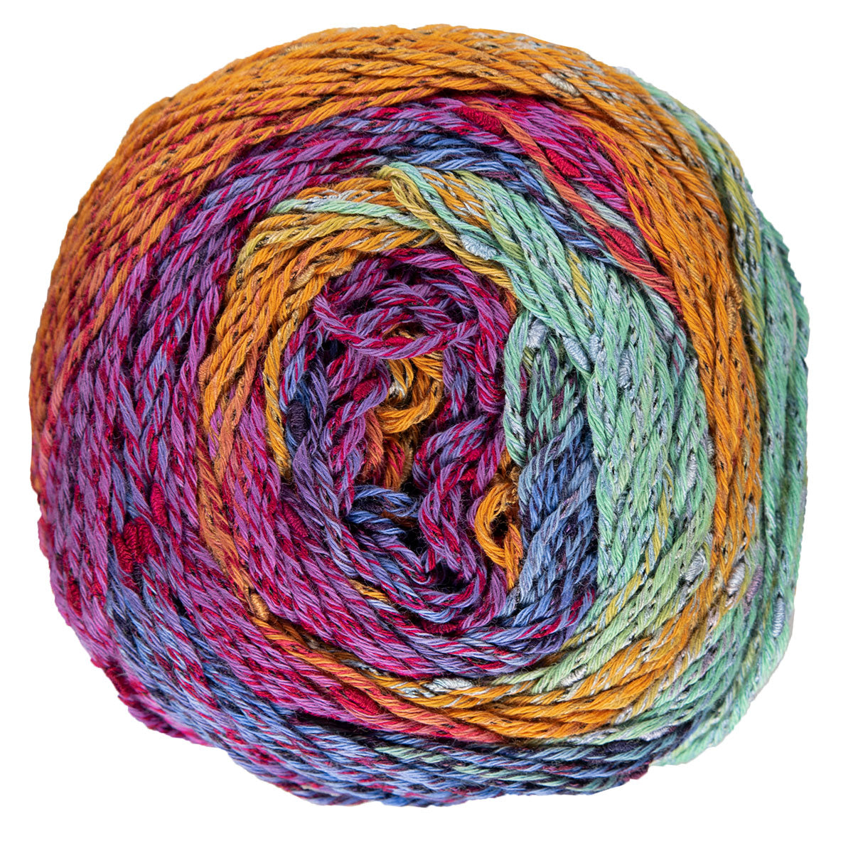 Berroco Summer Sesame Yarn - 5252 Kaleidoscope - Extra Image
