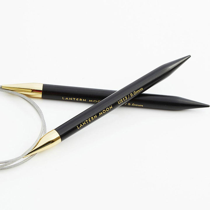 Lantern Moon Ebony Destiny Circular Needles - US 2.5 (3.00mm) - 40" - Extra Image
