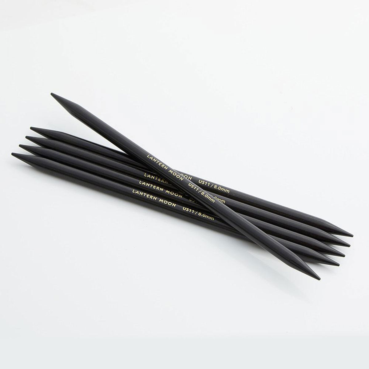 Lantern Moon Ebony Double Pointed Needles - US 10.5 (6.50mm) - 8" - Extra Image
