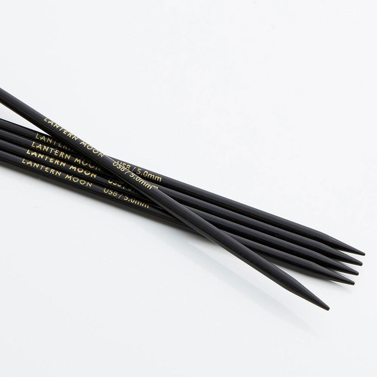 Lantern Moon Ebony Double Pointed Needles - US 8 (5.00mm) - 8" - Extra Image