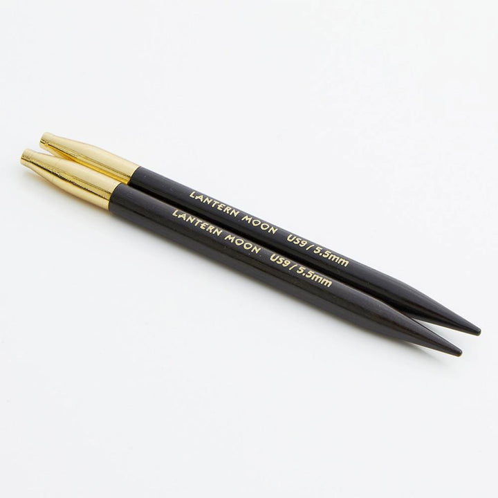 Lantern Moon Ebony Interchangeable Needle Tips - US 2.5 (3.00mm) - 4" - Zoom Image