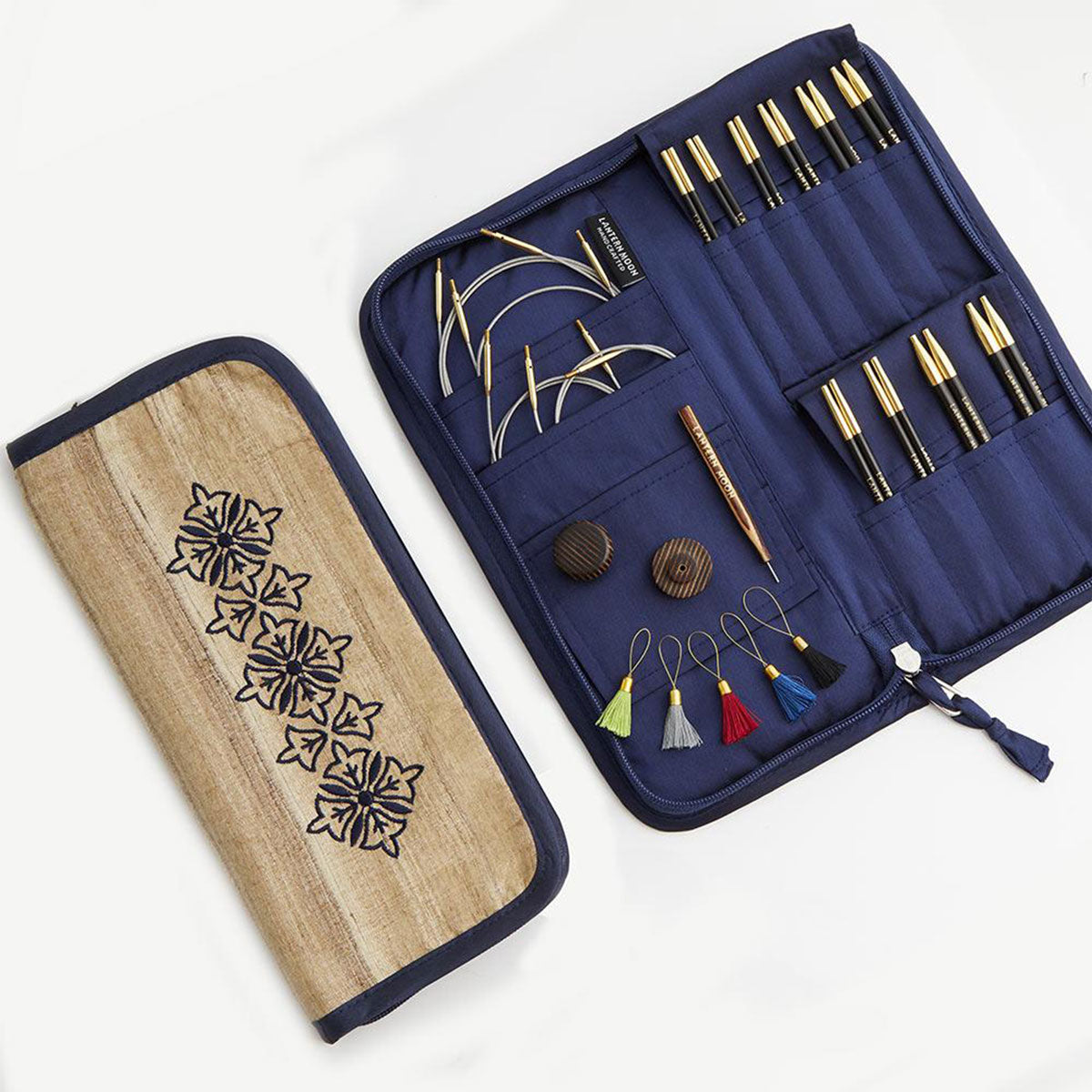 Lantern Moon Ebony Interchangeable Needle Sets - Heirloom - 5 Inch Tips US 2.5-11 - Extra Image
