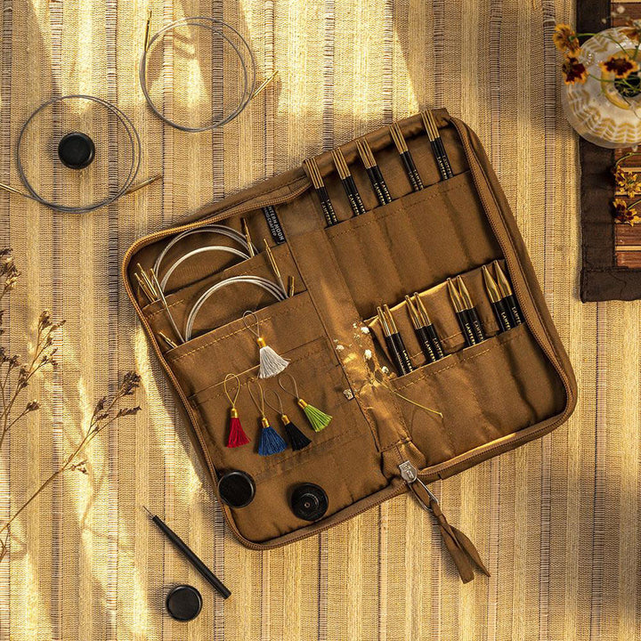 Lantern Moon Ebony Interchangeable Needle Sets - Ancestry - 4 Inch Tips US 2.5-10 - Extra Image
