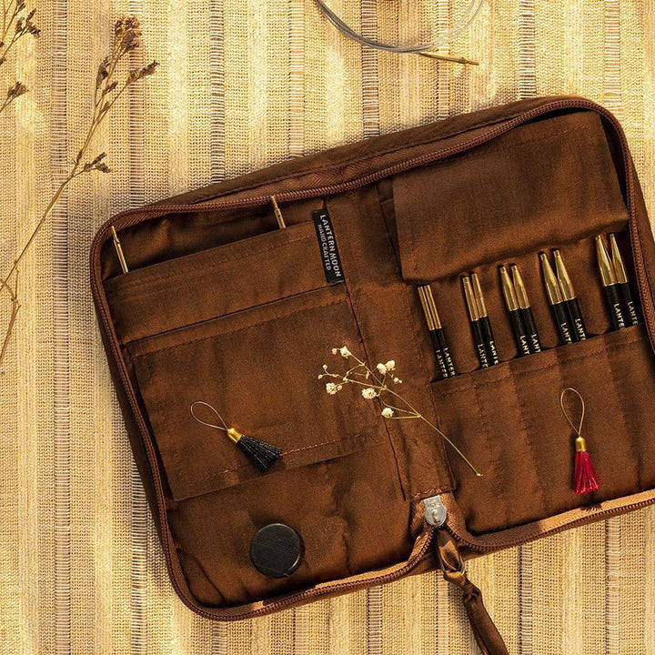 Lantern Moon Ebony Interchangeable Needle Sets - Heritage - 4 Inch Tips US 3-8 - Extra Image