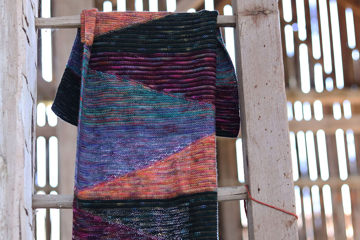 Koigu Pencil Box Collection 3.0 Patterns - Tri Shawl - PDF Download - Extra Image
