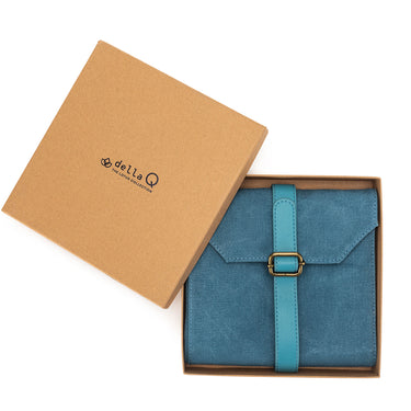 della Q Maker's Canvas Needle Case - Teal - Zoom Image