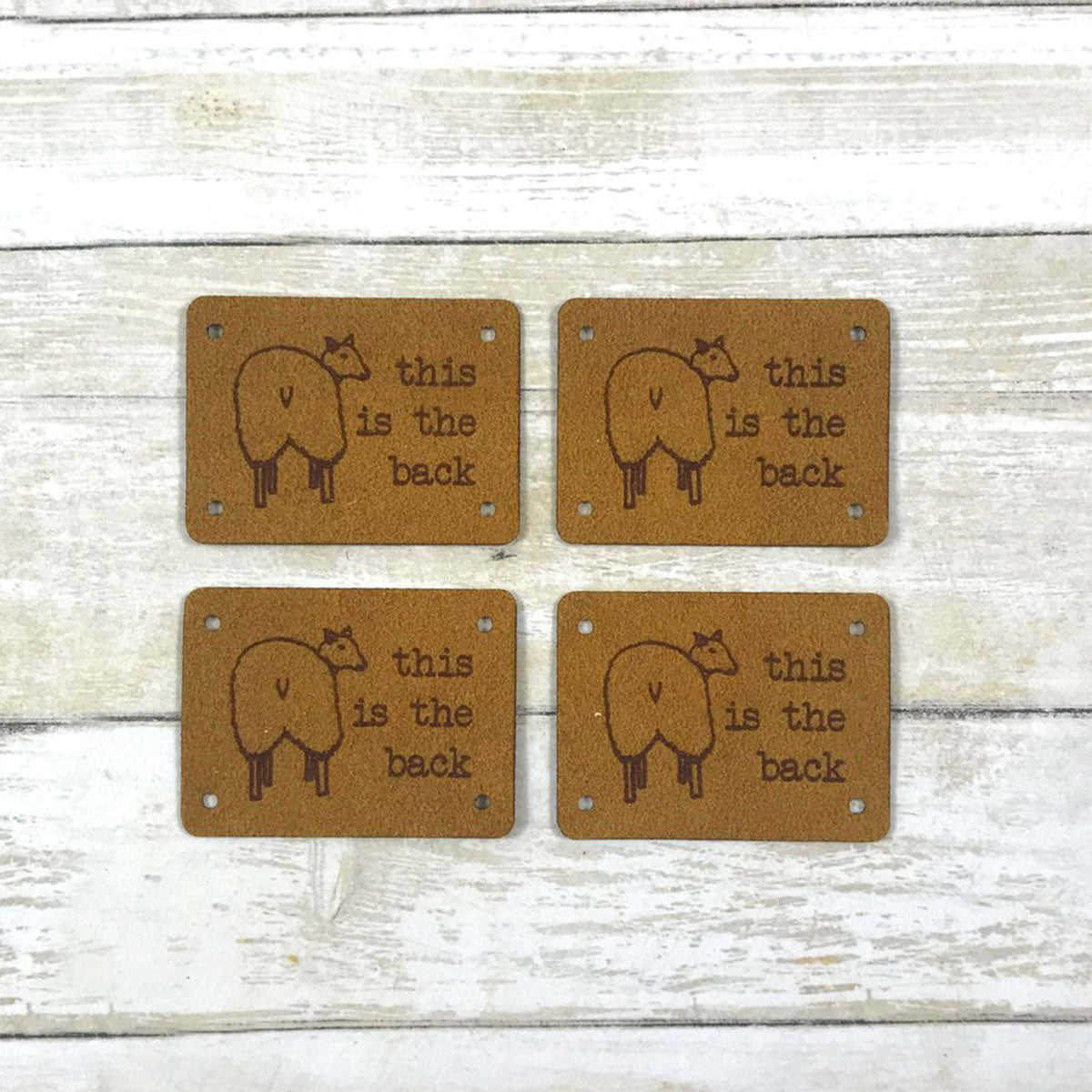 Katrinkles Faux Suede Tags - This Is The Back - Extra Image
