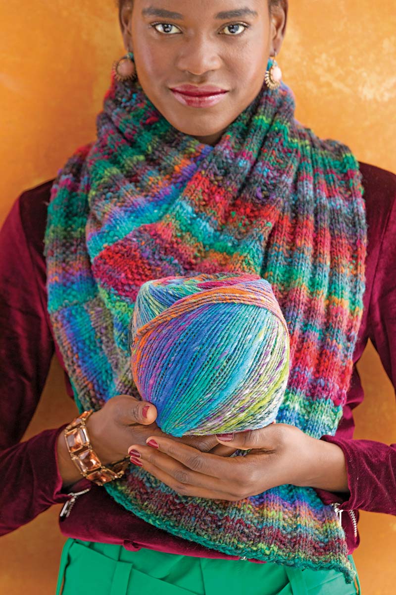 Noro Patterns - Color Rave Cowl - PDF Download - Extra Image