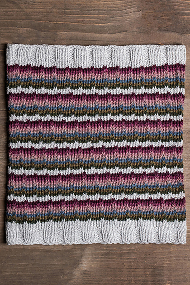 Blue Sky Fibers Traveler's Series Patterns - Tiverton Cowl - PDF Download - Extra Image