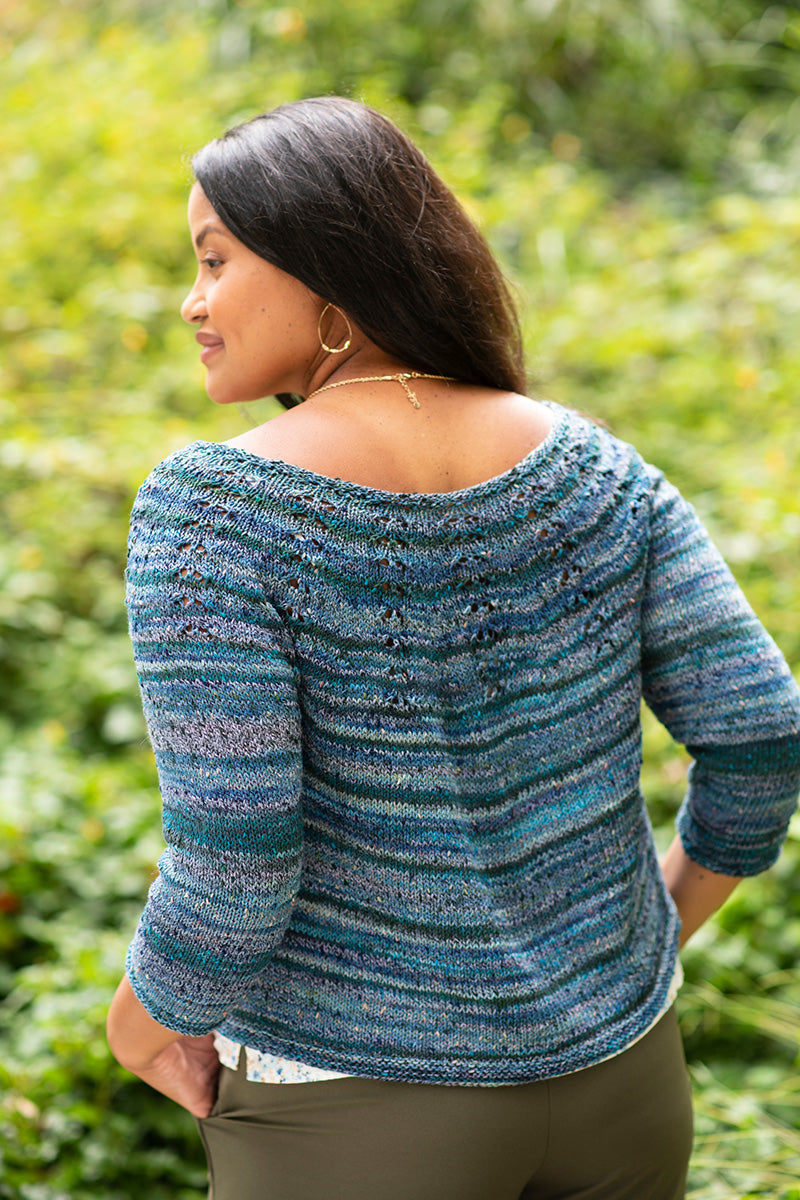 Berroco Summer Sesame Patterns - Azzurra Cardigan - PDF Download - Extra Image
