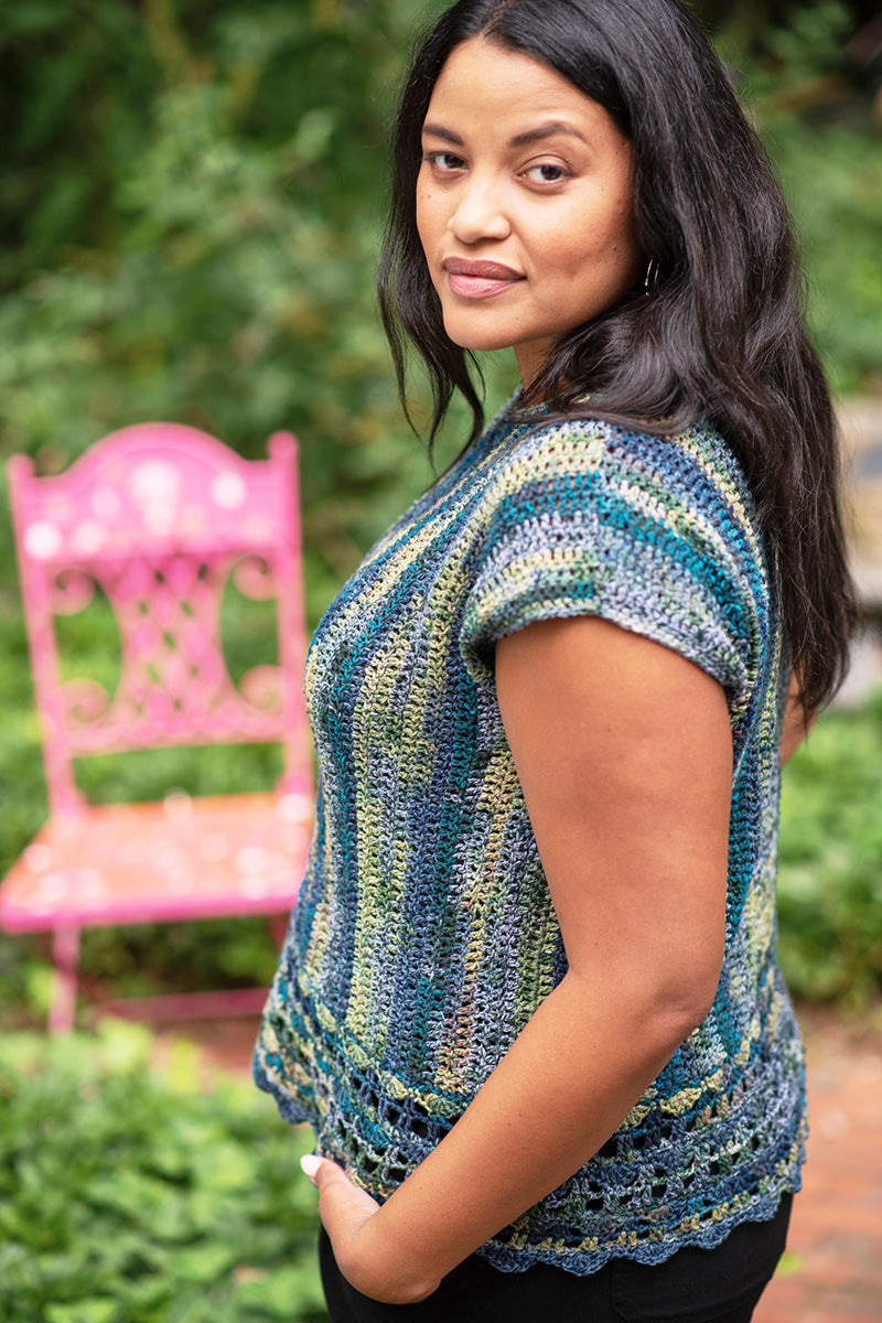 Berroco Summer Sesame Patterns - Benedetta Tee - PDF Download - Extra Image
