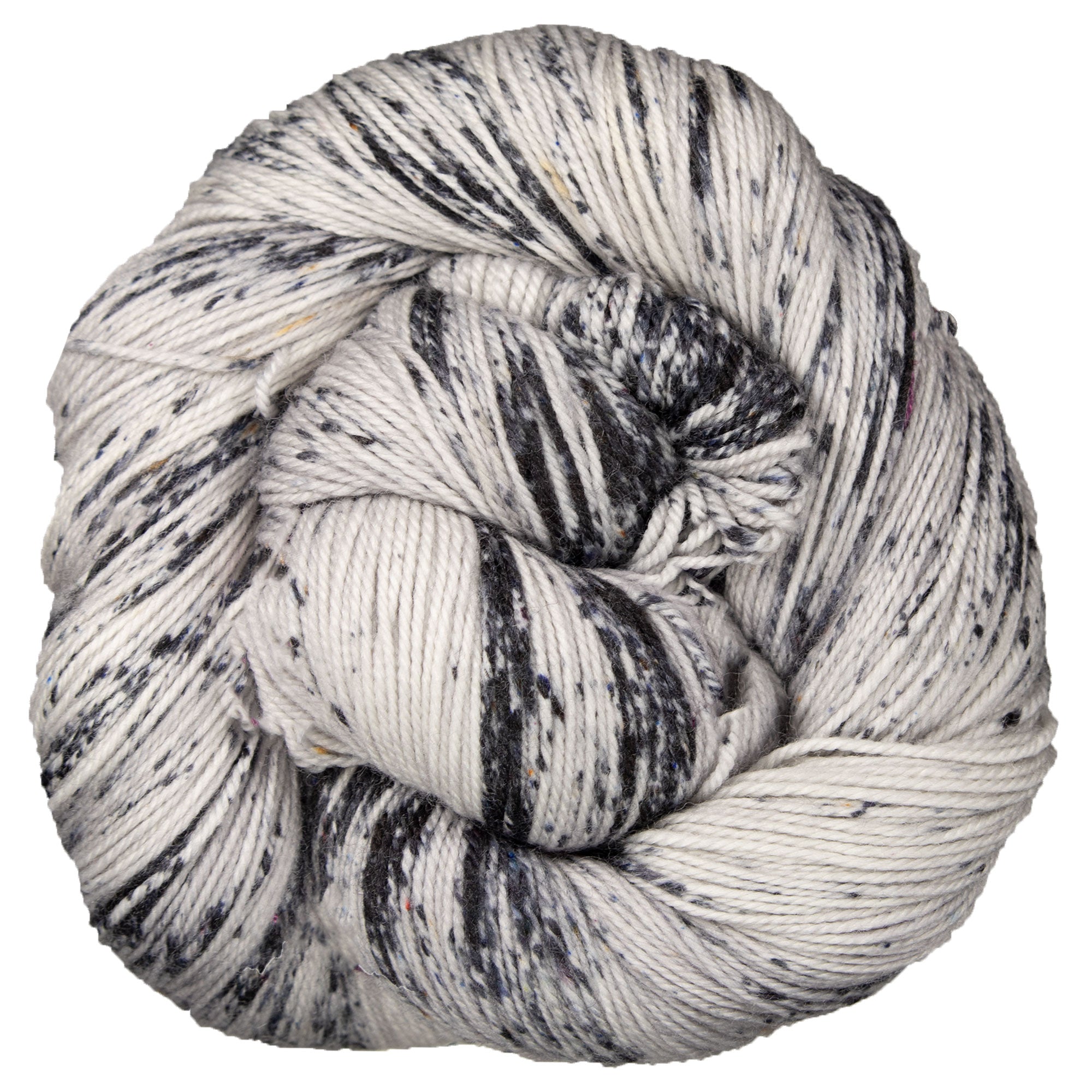 Madelinetosh Twist Light Yarn - Astrid Grey/ Optic - Zoom Image