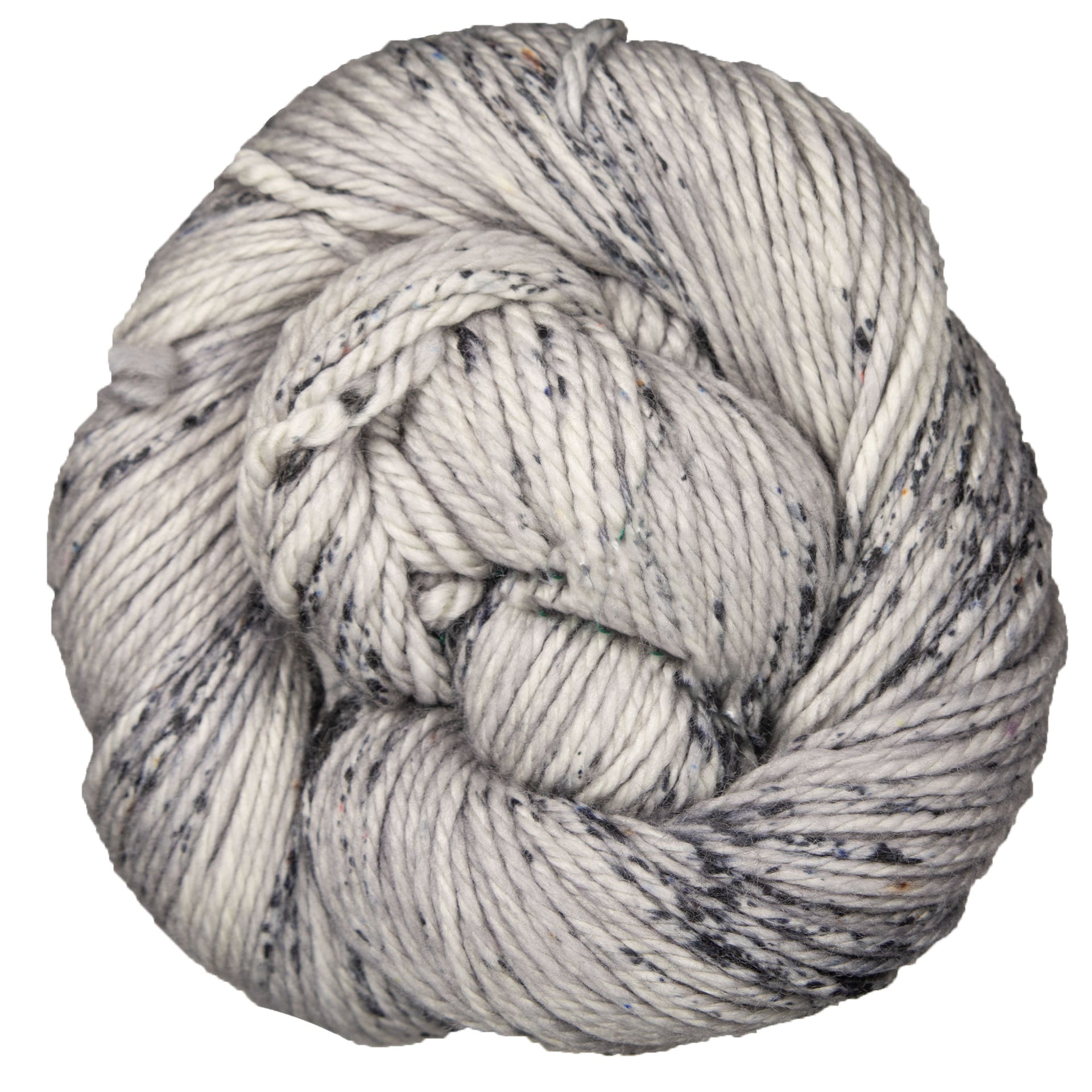 Madelinetosh TML Triple Twist Yarn - Astrid Grey/ Optic - Zoom Image
