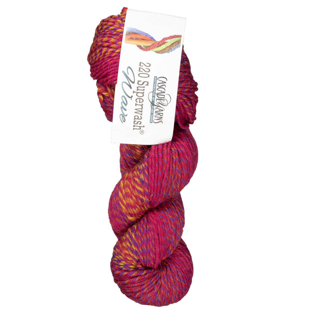 Cascade Yarns 220 Superwash Wave Yarn - 122 Bird of Paradise - Extra Image