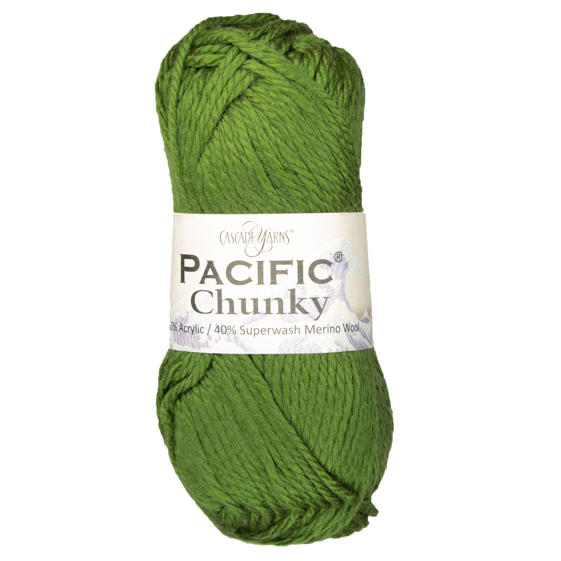 Cascade Yarns Pacific Chunky Yarn - 156 Cedar Green - Zoom Image
