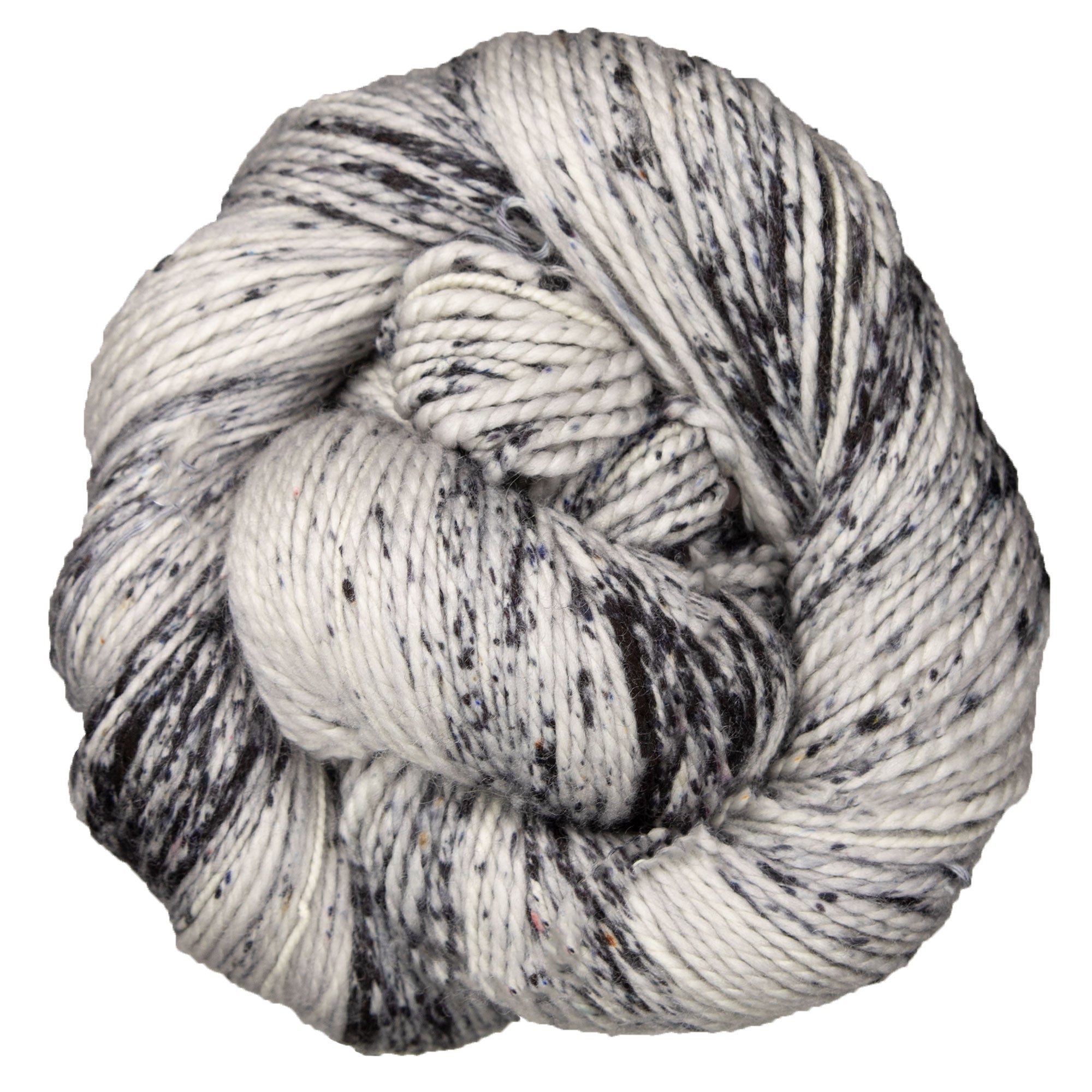 Madelinetosh Farm Twist Yarn - Astrid Grey/ Optic - Zoom Image