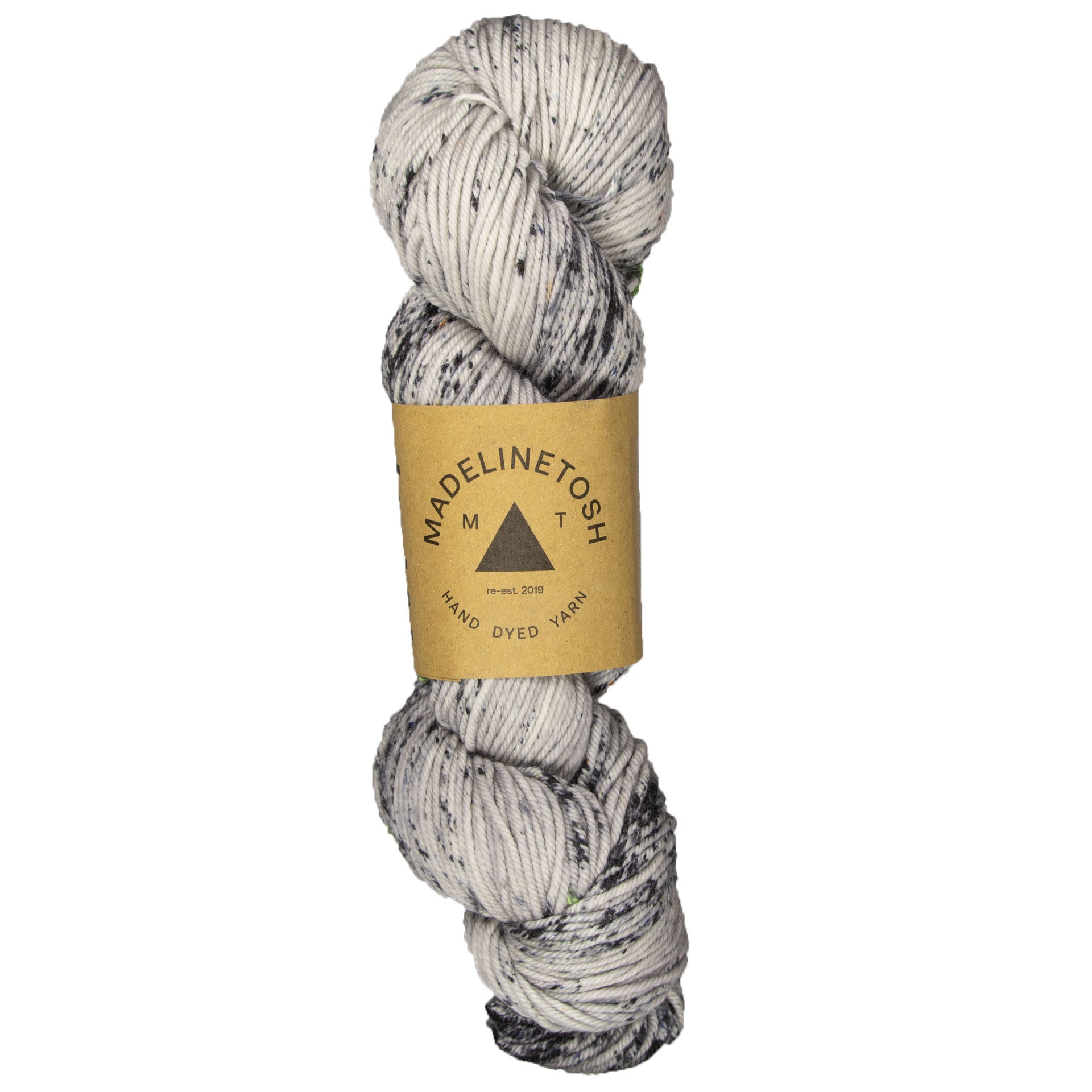 Madelinetosh Tosh Vintage Yarn - Astrid Grey/ Optic - Zoom Image

