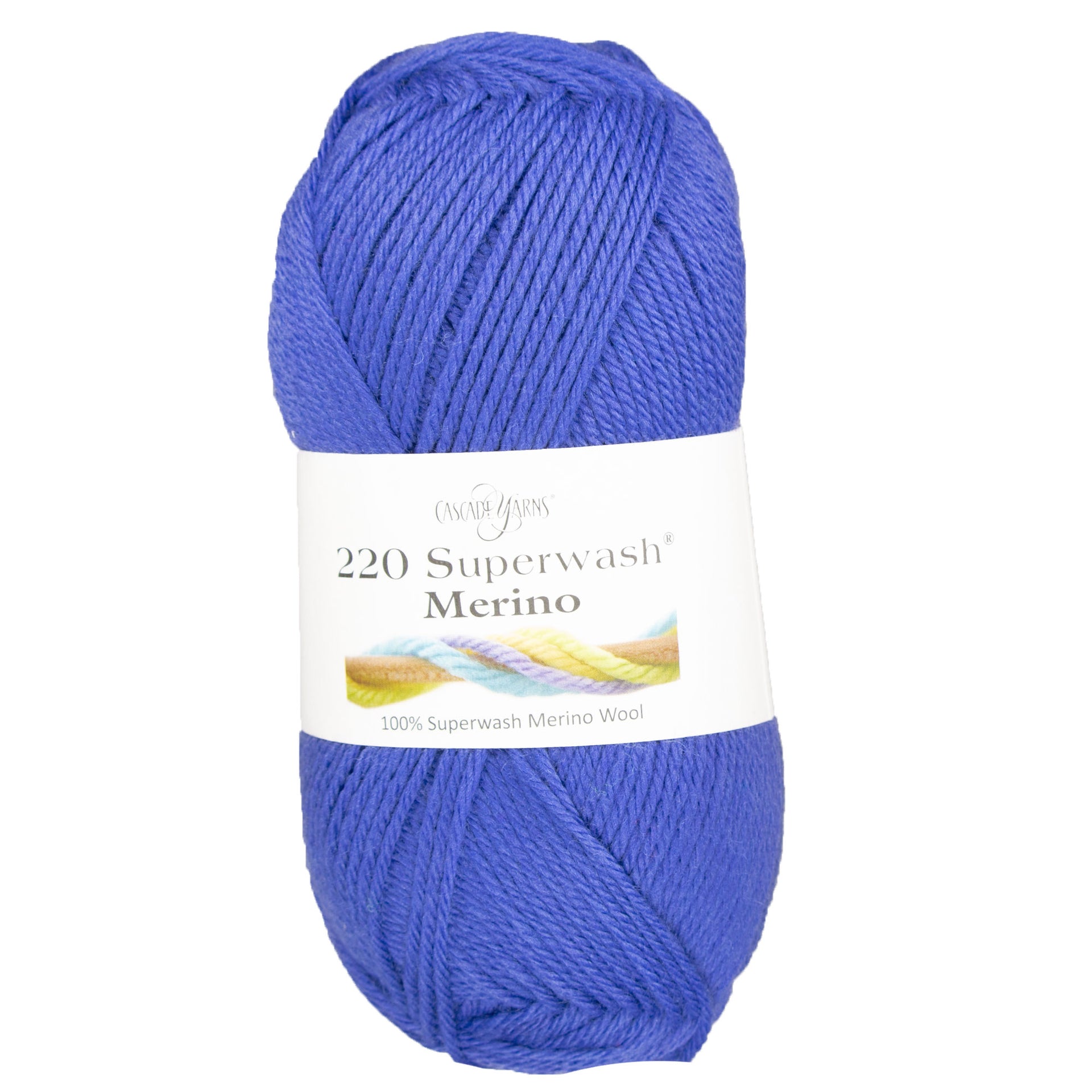 Cascade Yarns 220 Superwash Merino Yarn - 116 Blue Iris - Zoom Image
