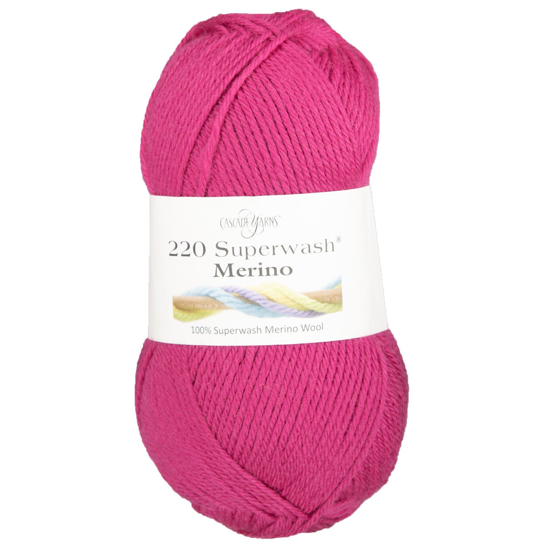 Cascade Yarns 220 Superwash Merino Yarn - 118 Very Berry - Zoom Image
