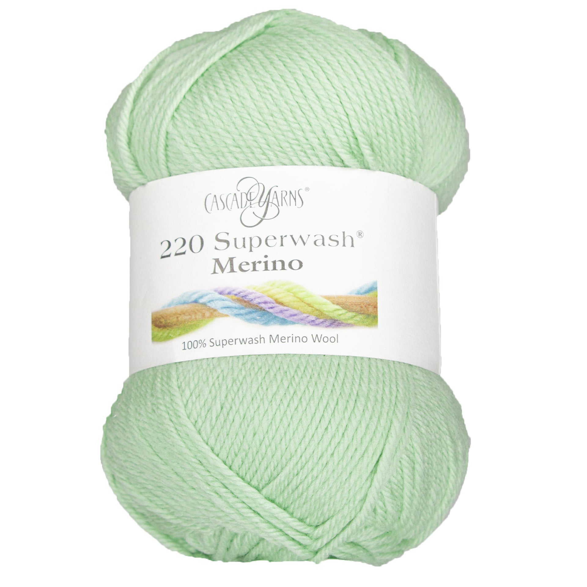 Cascade Yarns 220 Superwash Merino Yarn - 120 Nile Green - Zoom Image
