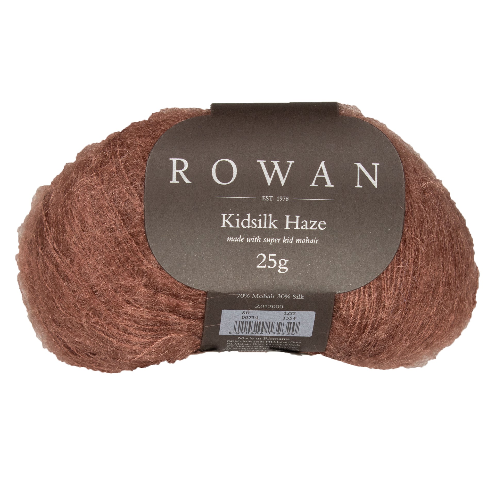 Rowan Kidsilk Haze Yarn - 734 Walnut - Zoom Image
