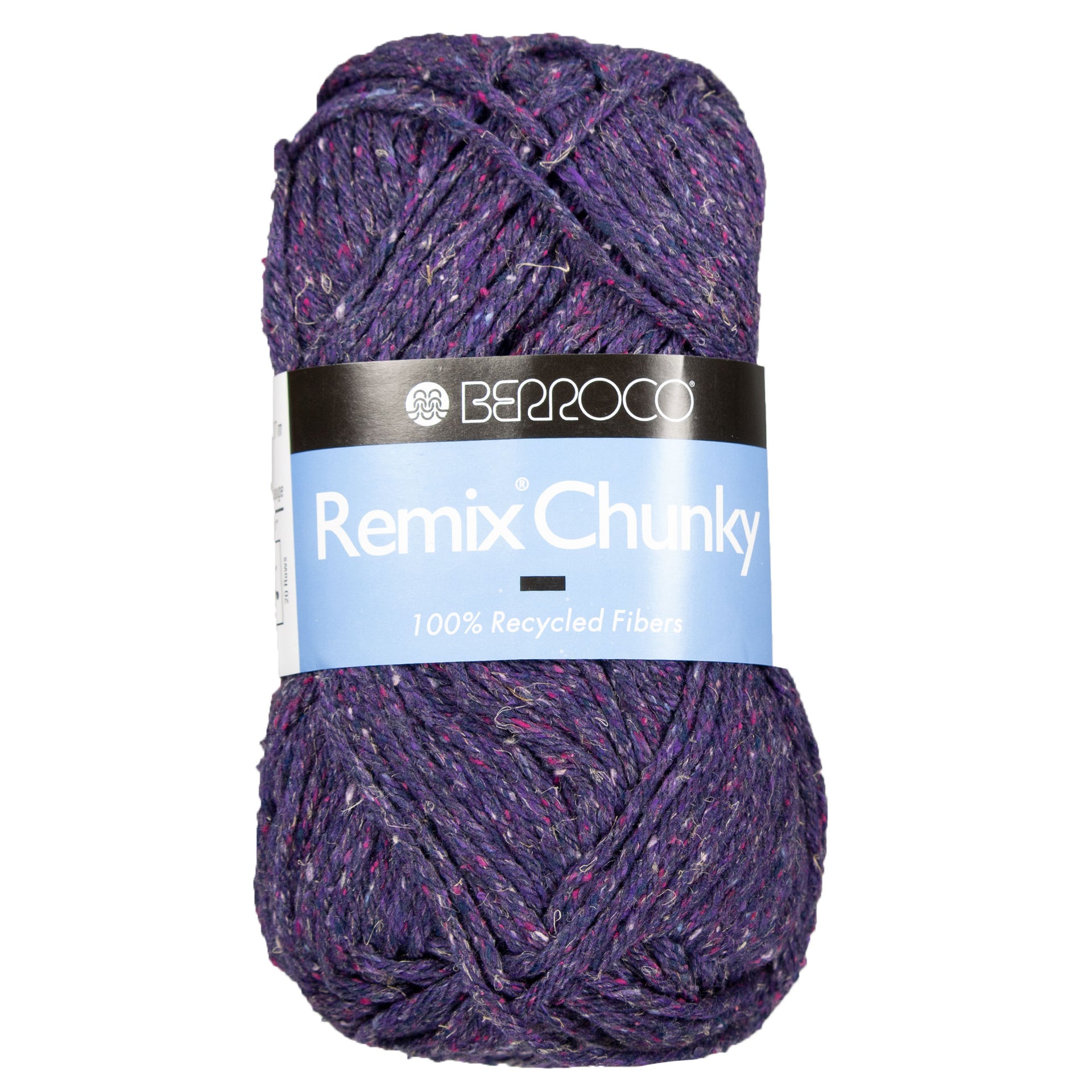Berroco Remix Chunky Yarn - 9973 Eggplant - Zoom Image
