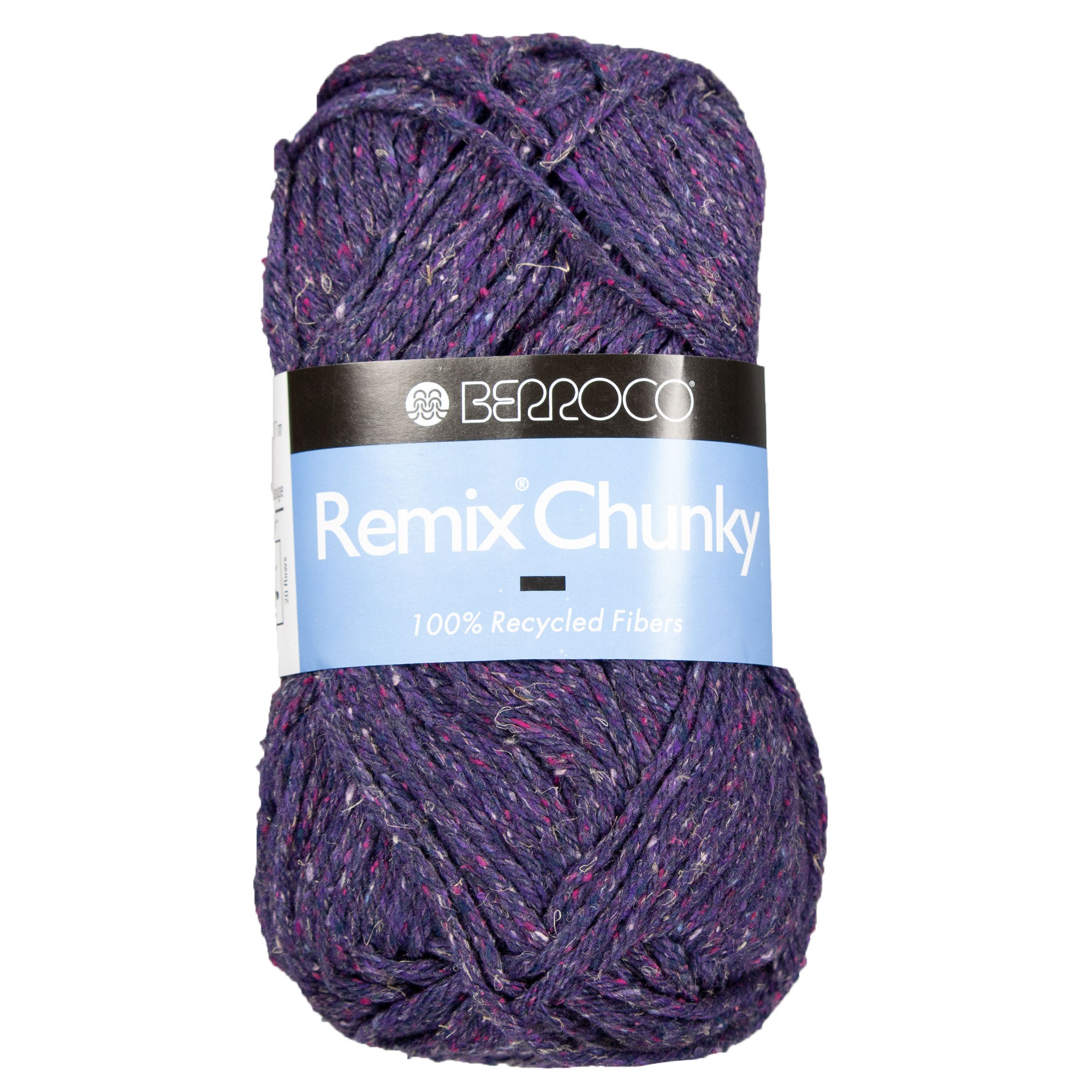 Berroco Remix Chunky Yarn - 9973 Eggplant - Zoom Image
