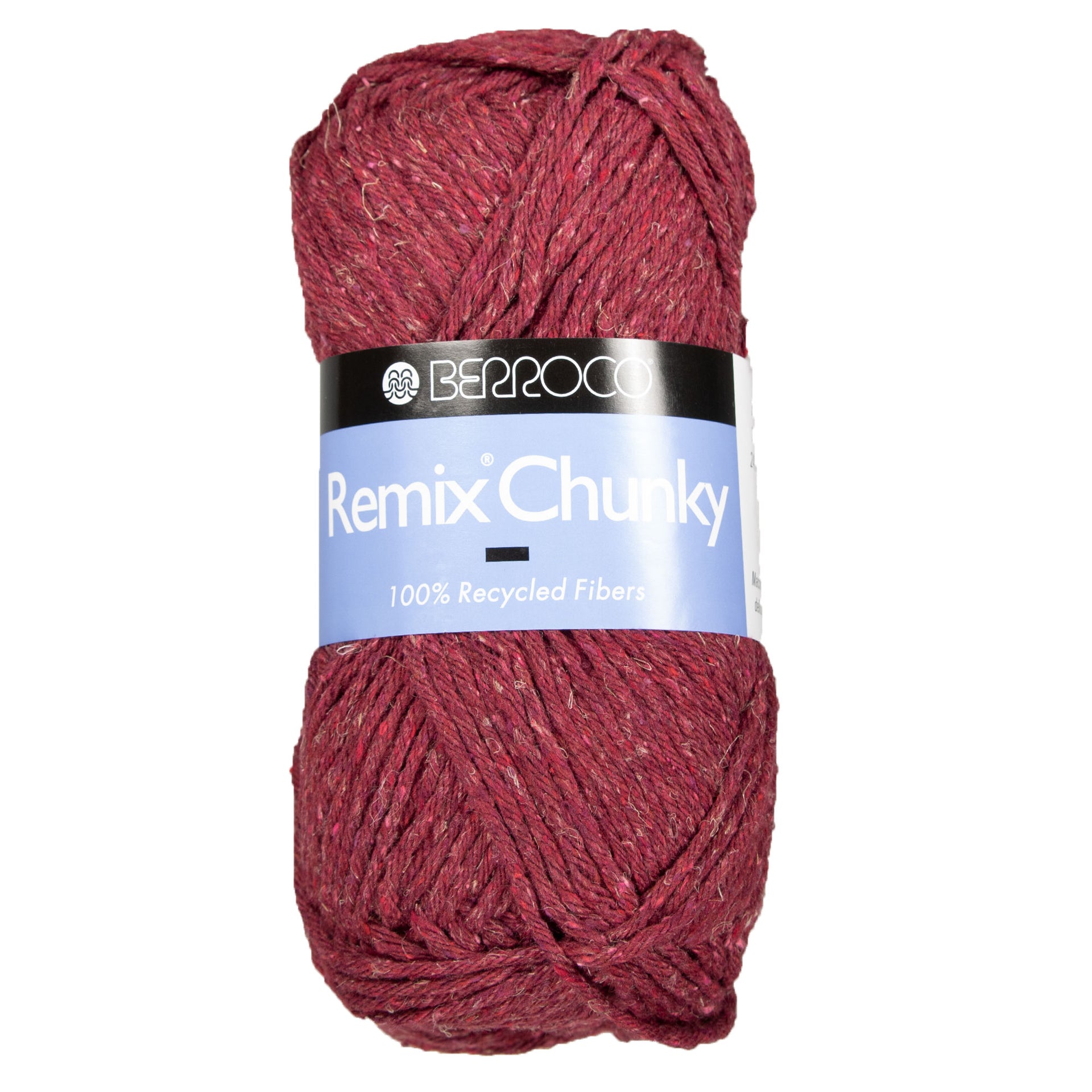 Berroco Remix Chunky Yarn - 9960 Strawberry - Zoom Image
