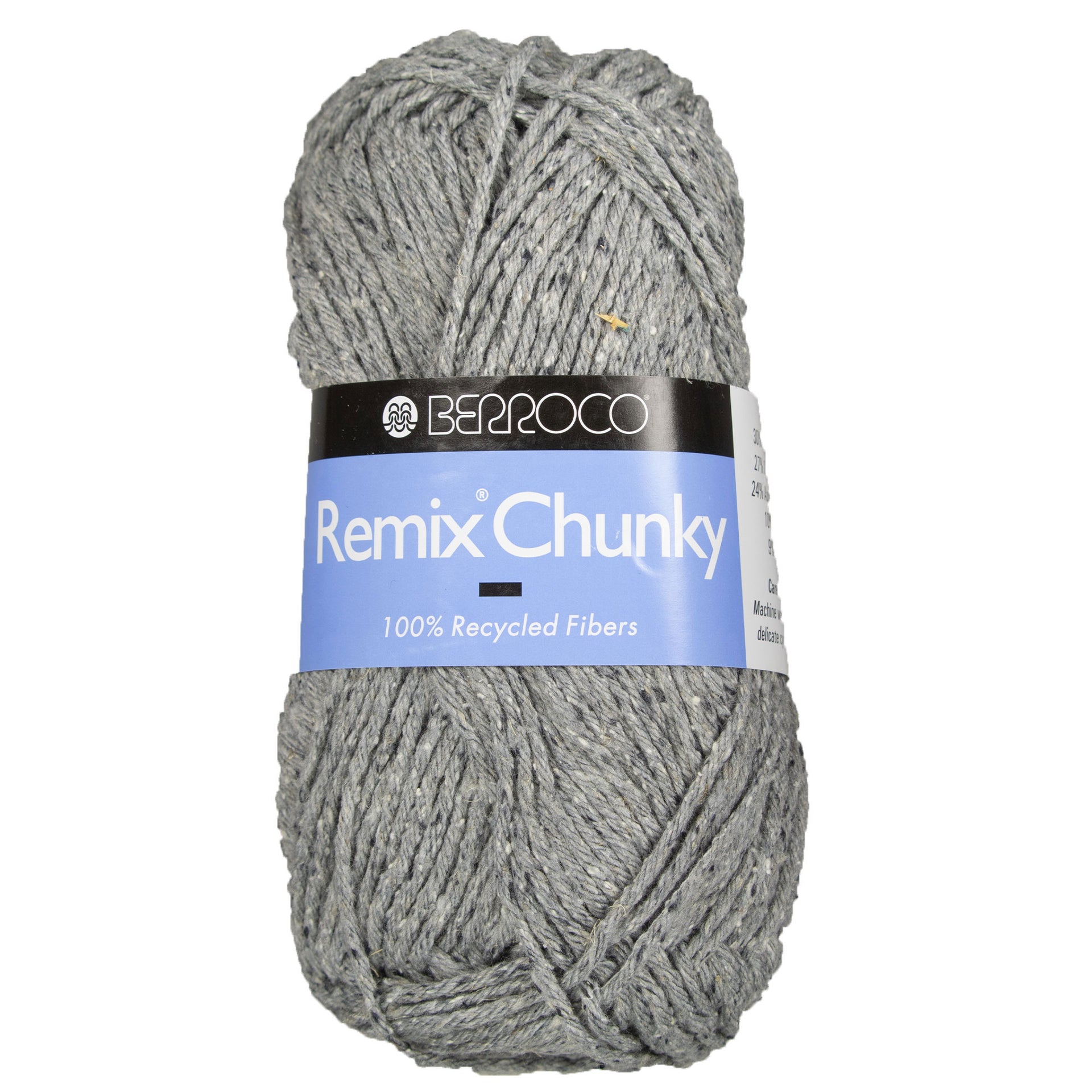 Berroco Remix Chunky Yarn - 9930 Smoke - Zoom Image
