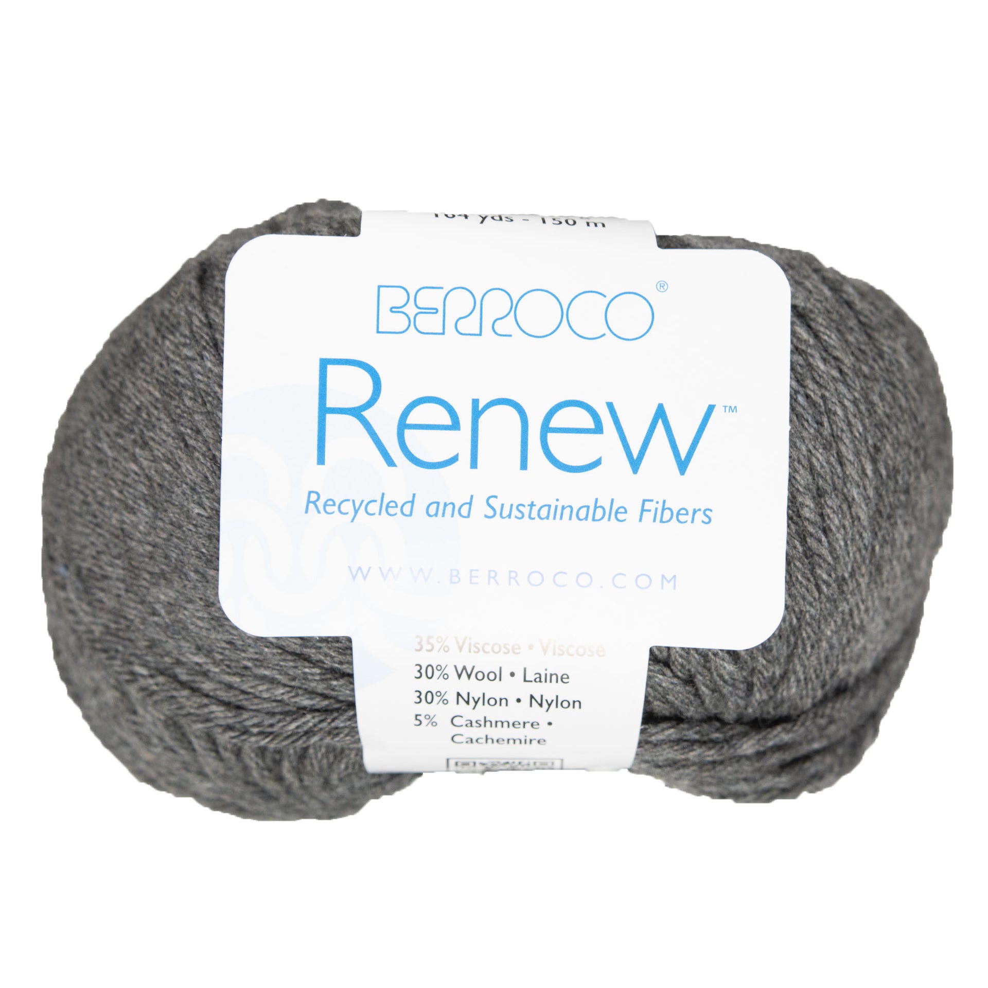 Berroco Renew Yarn - 1330 Chinchilla - Zoom Image
