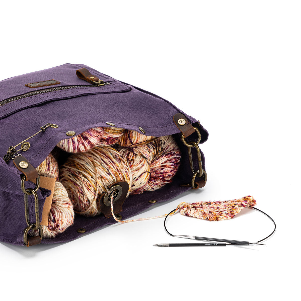 della Q Maker's Canvas Rucksack - Mustard - Extra Image