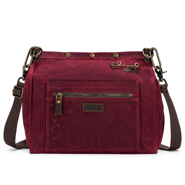 della Q Maker's Canvas Rucksack - Red - Zoom Image