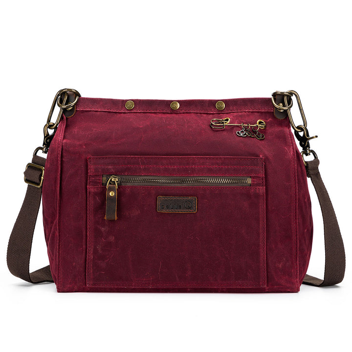 della Q Maker's Canvas Rucksack - Red - Extra Image