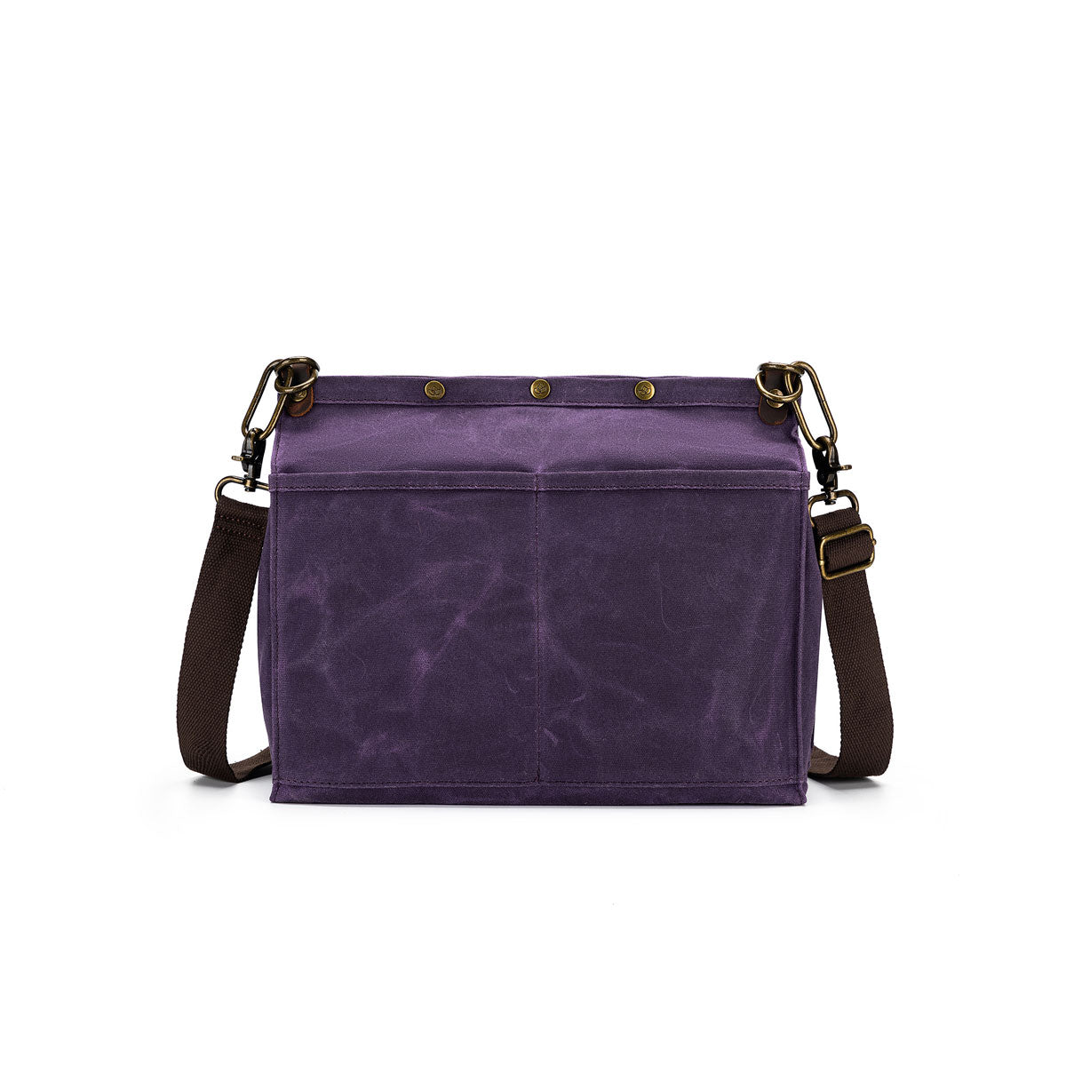 della Q Maker's Canvas Rucksack - Purple - Extra Image