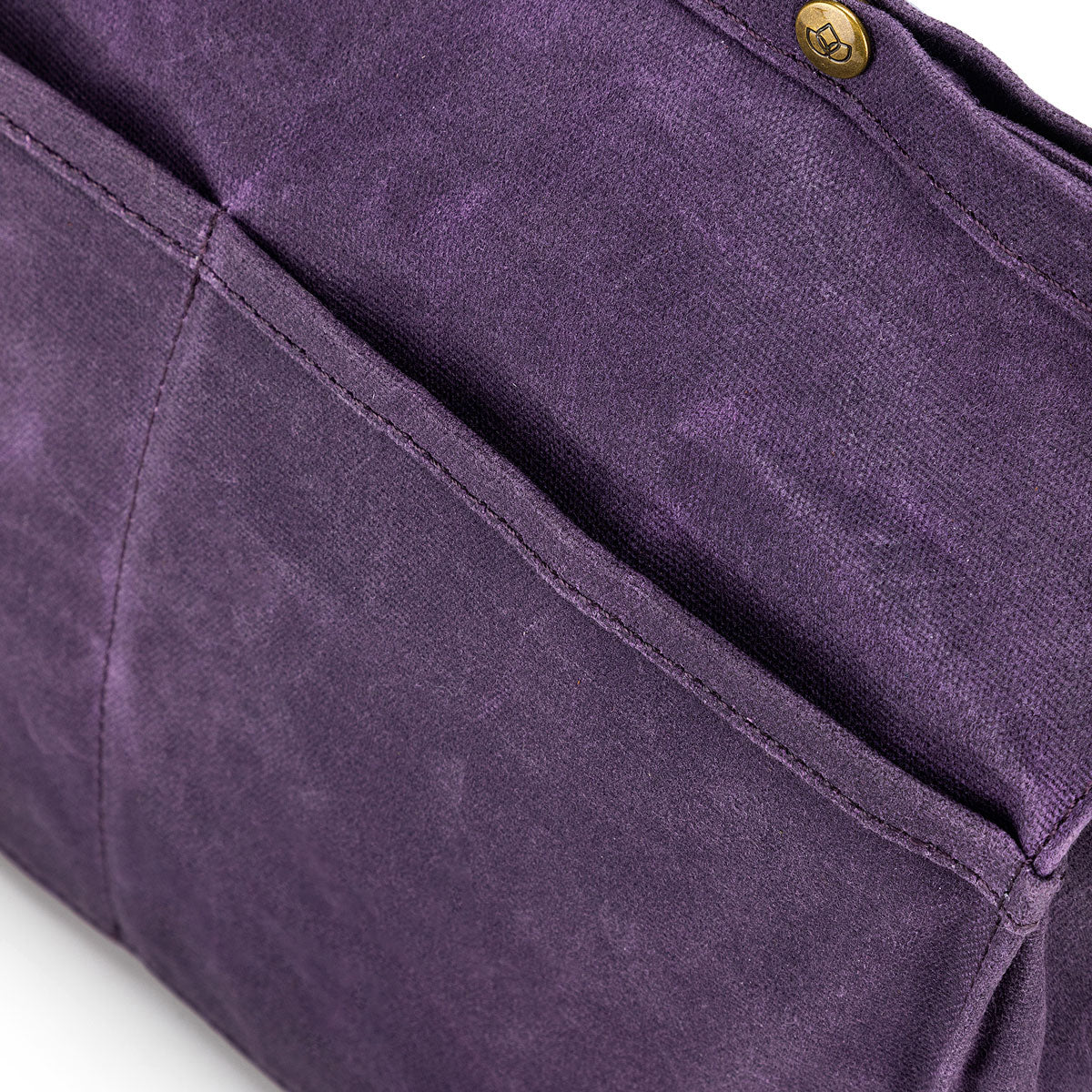 della Q Maker's Canvas Rucksack - Purple - Extra Image