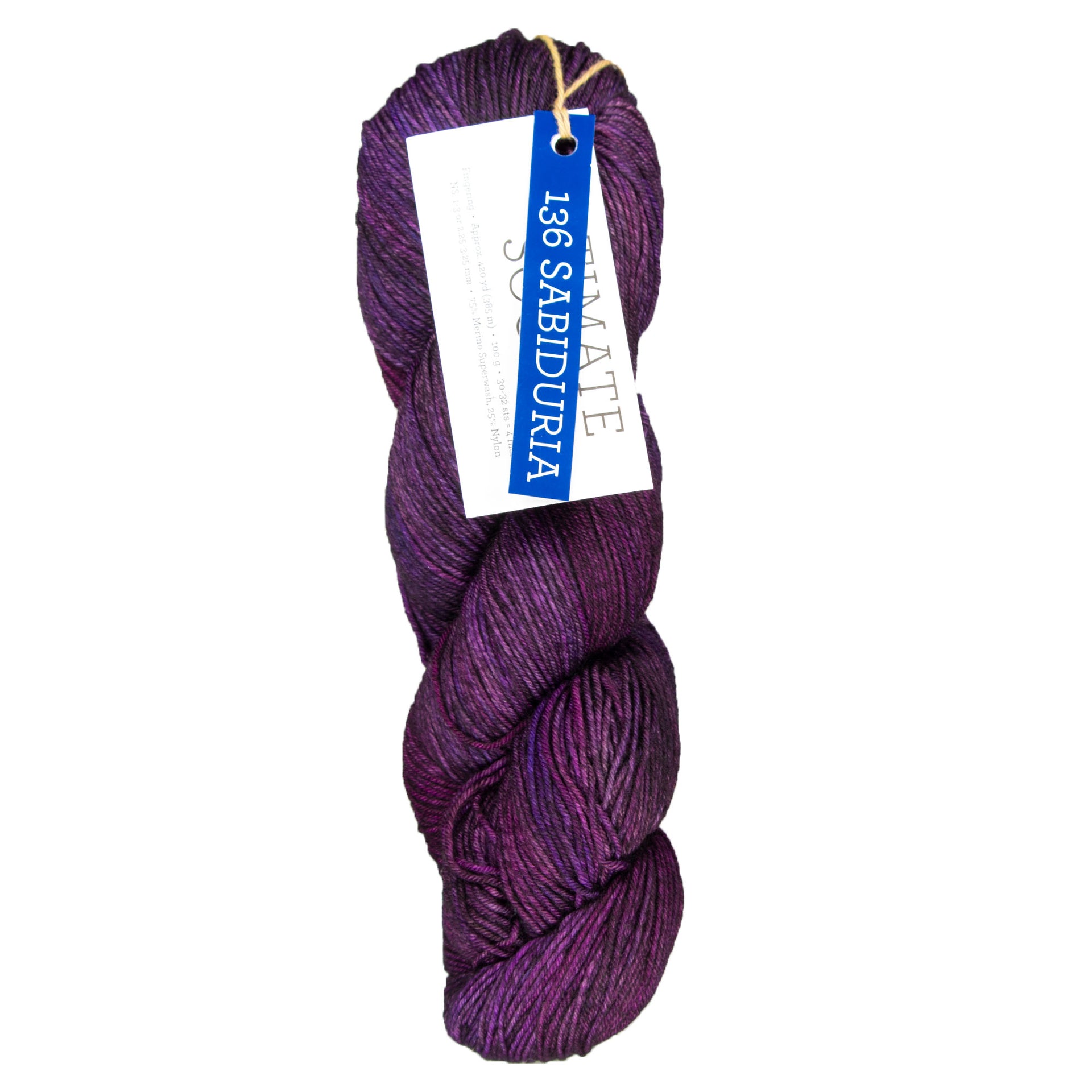 Malabrigo Ultimate Sock Yarn - 136 Sabiduria - Zoom Image
