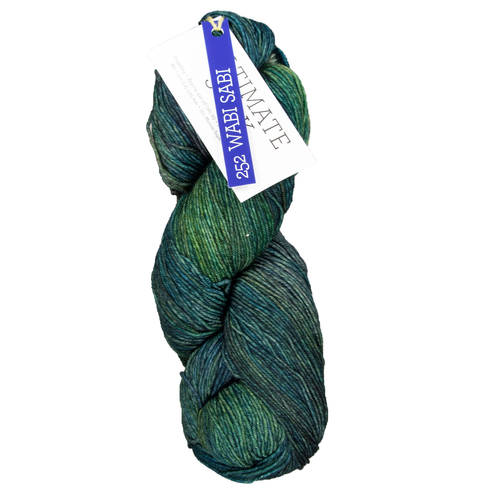 Malabrigo Ultimate Sock Yarn - 252 Wabi Sabi - Zoom Image
